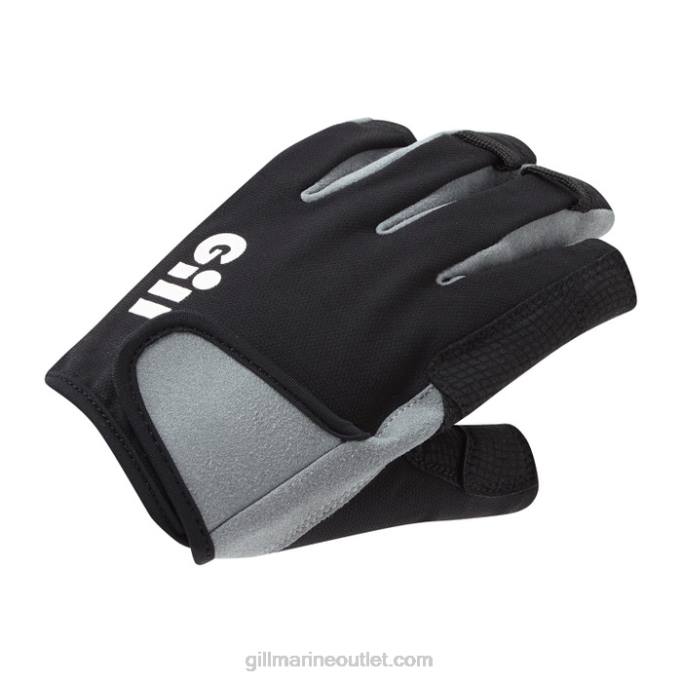 TDHL139 Black Deckhand Gloves - Short FingerGill Marine