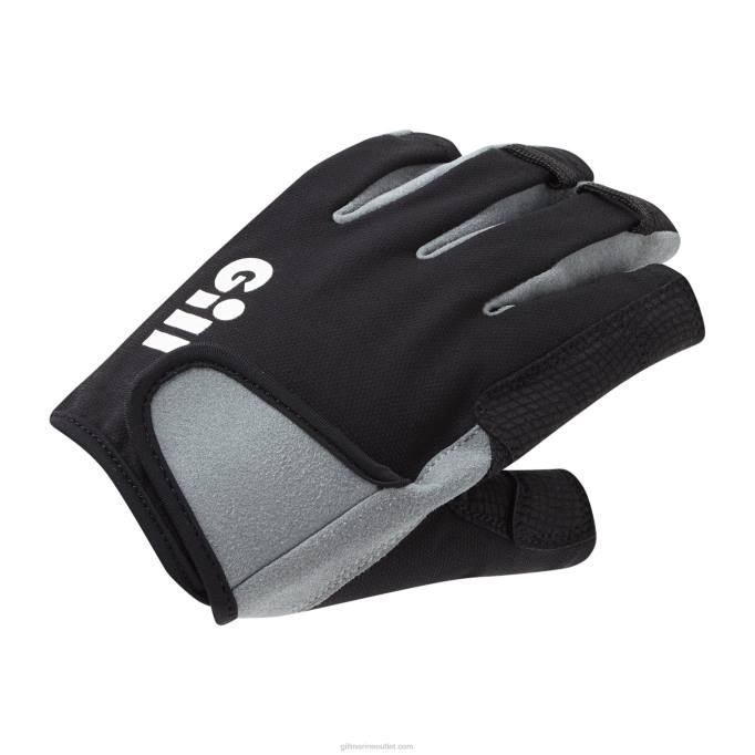 TDHL139 Black Deckhand Gloves - Short FingerGill Marine