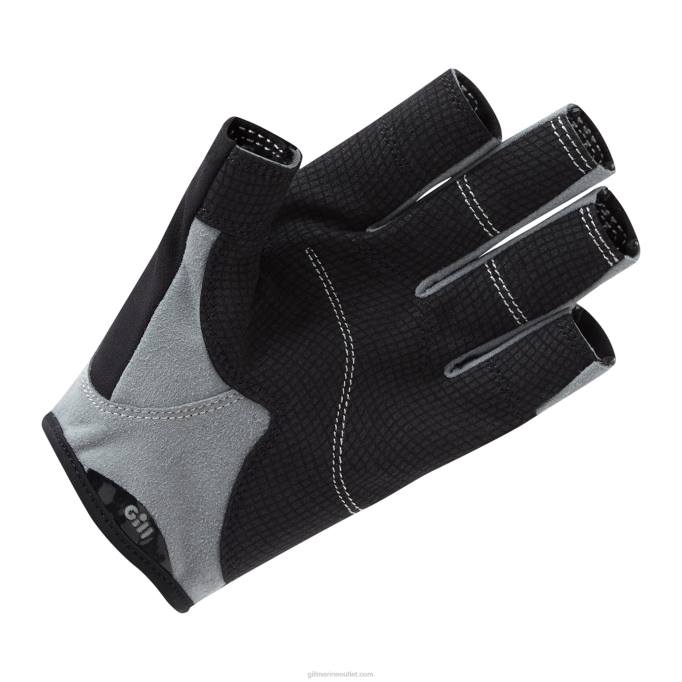 TDHL139 Black Deckhand Gloves - Short FingerGill Marine