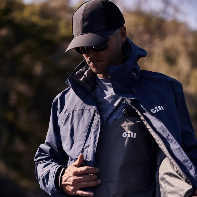 TDHL526 Graphite UV Tec Trucker CapGill Marine