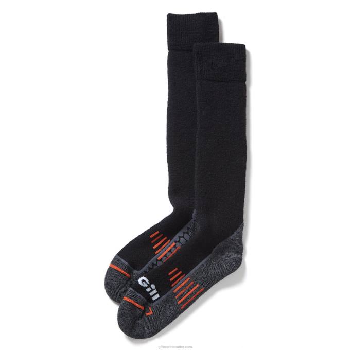 TDHL478 Black Merino Wool Boot SocksGill Marine