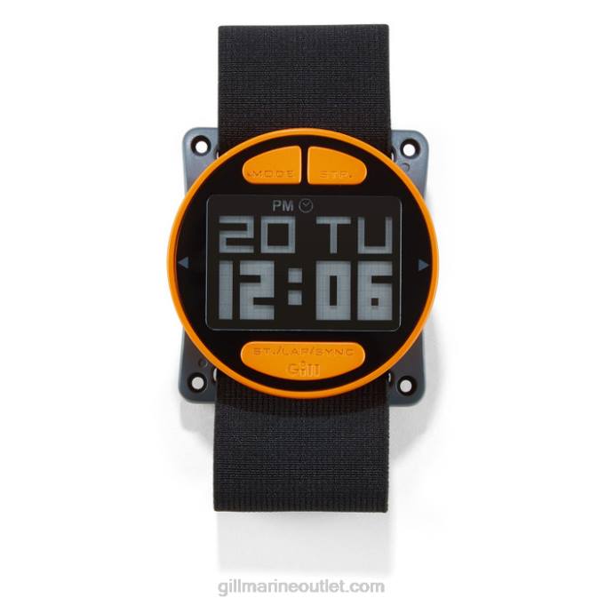 TDHL444 Black & Orange Stealth TimerGill Marine