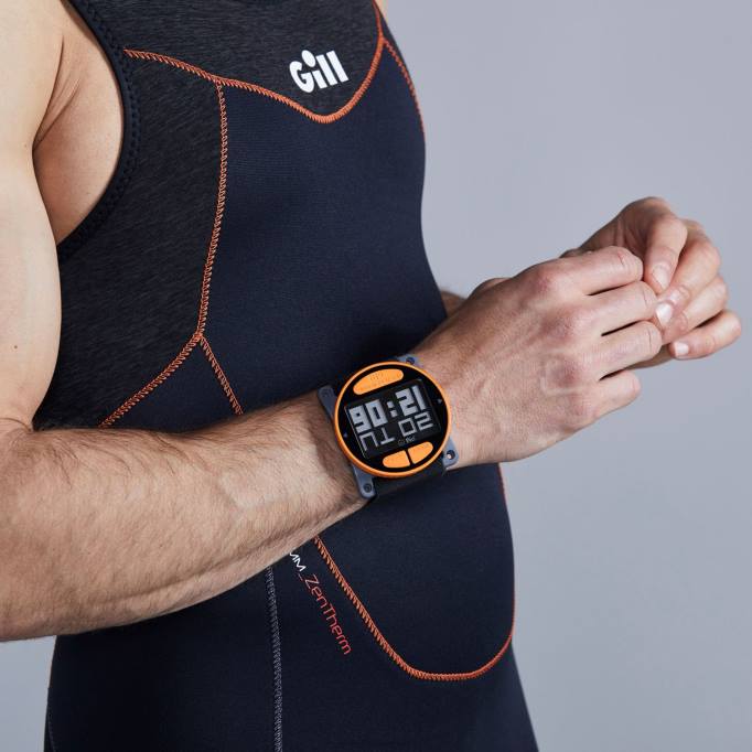 TDHL444 Black & Orange Stealth TimerGill Marine