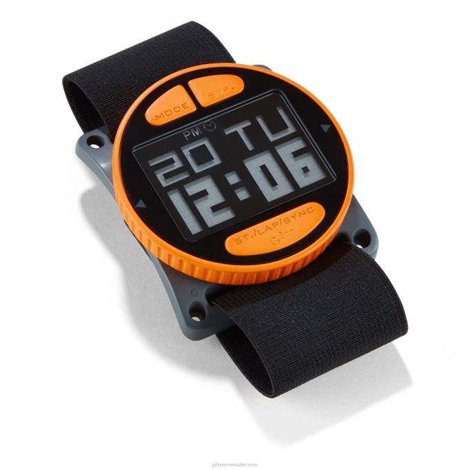 TDHL444 Black & Orange Stealth TimerGill Marine