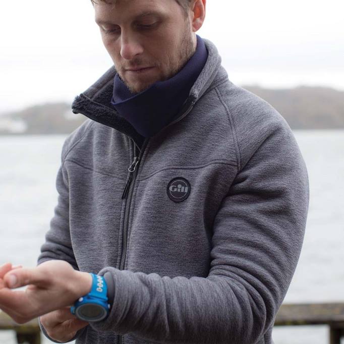 TDHL193 Graphite Melange Men's Polar JacketGill Marine