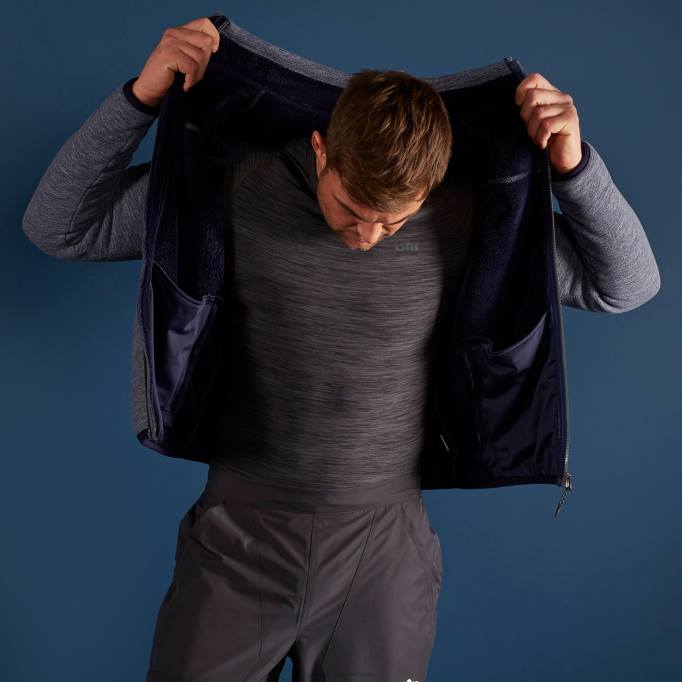 TDHL194 Navy Men's Polar JacketGill Marine