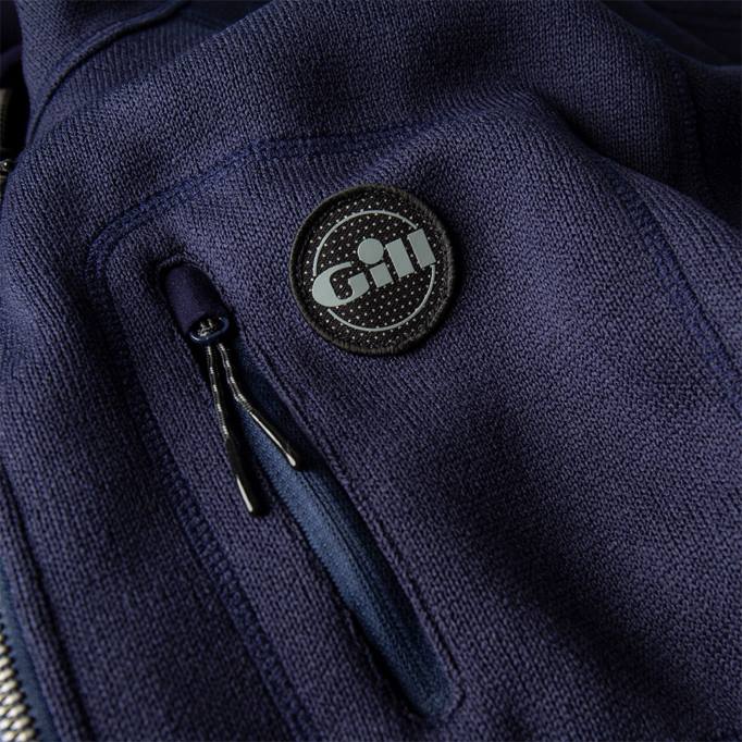 TDHL303 Navy Men's Knit Fleece JacketGill Marine