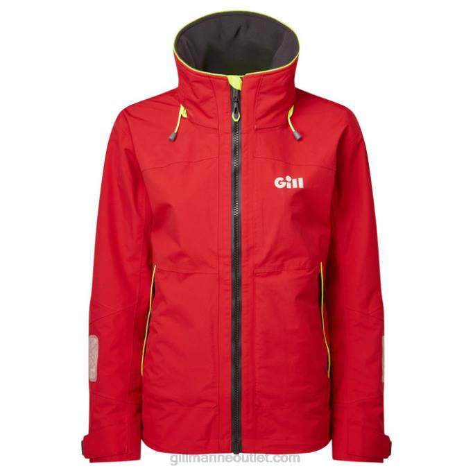 TDHL147 Red Women's OS3 Coastal JacketGill Marine