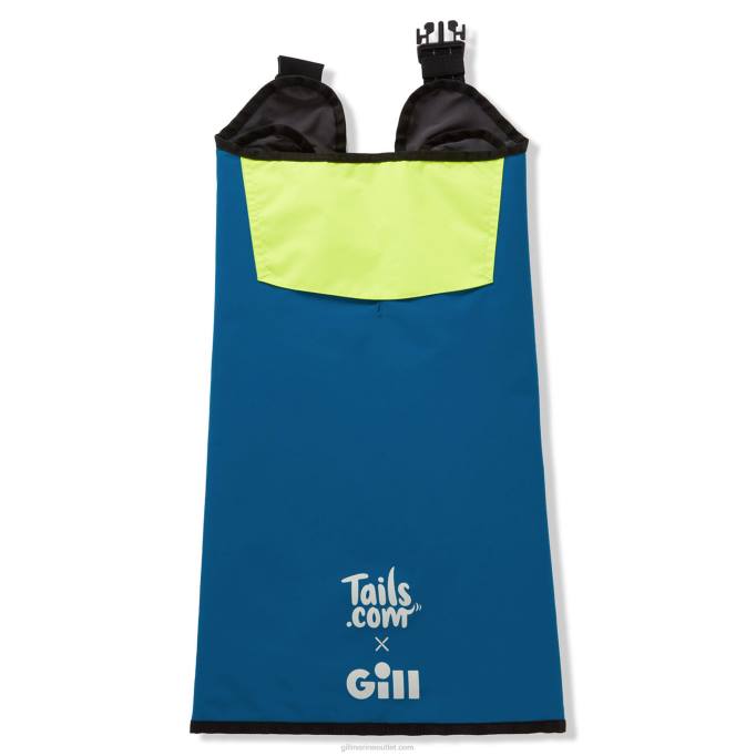TDHL22 Blue tails.com X Gill Dog CoatGill Marine