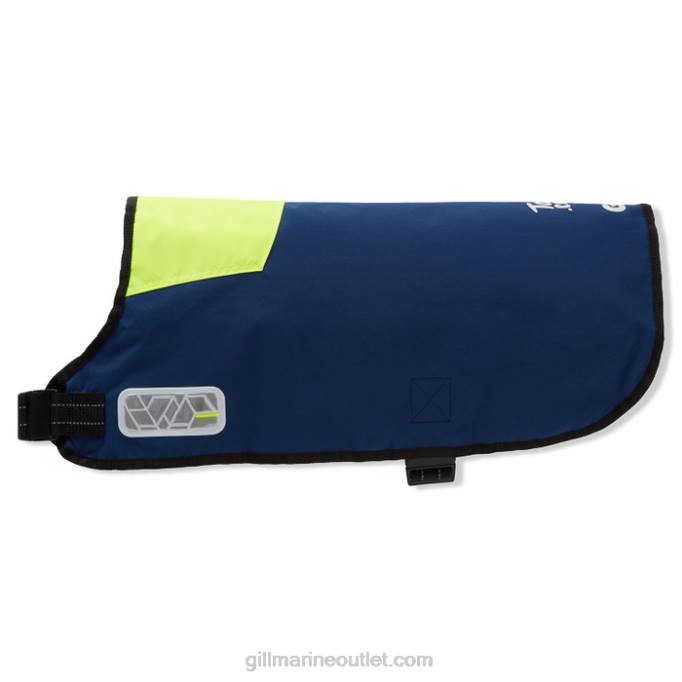 TDHL24 Dark Blue tails.com X Gill Dog CoatGill Marine