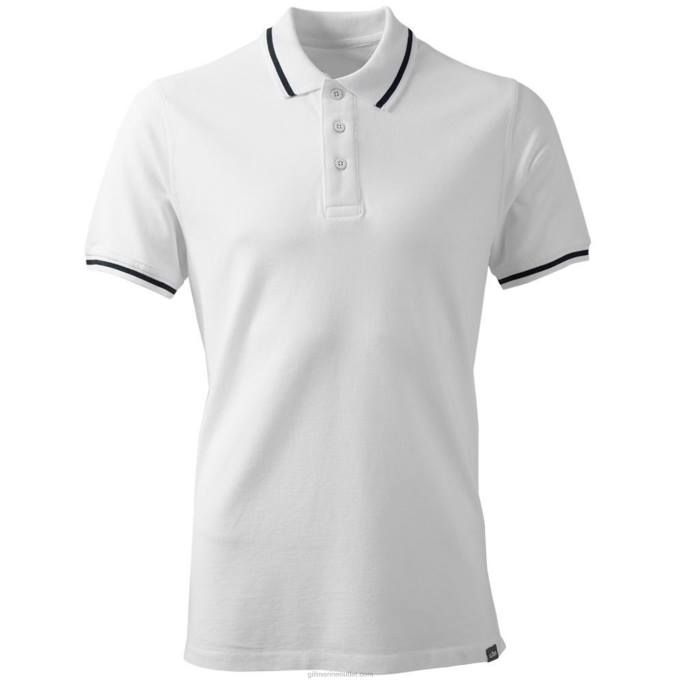 TDHL250 White Men's Crew Polo ShirtGill Marine