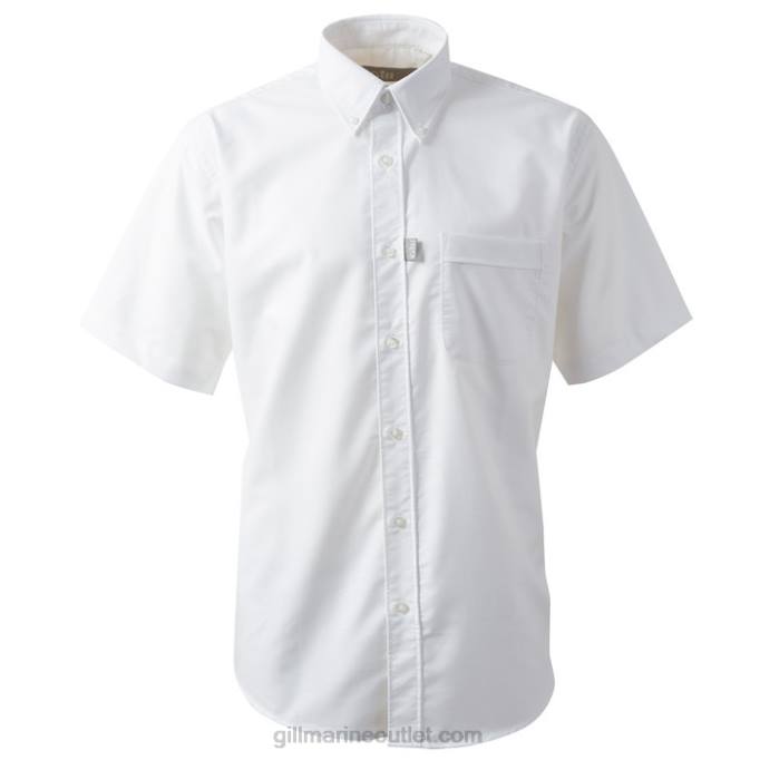 TDHL302 White Oxford Shirt - Short SleeveGill Marine