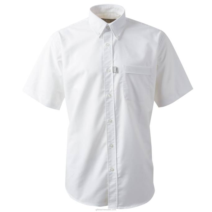 TDHL302 White Oxford Shirt - Short SleeveGill Marine