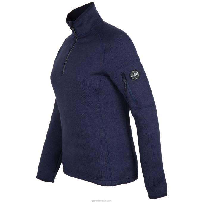 TDHL305 Navy Women's Knit FleeceGill Marine