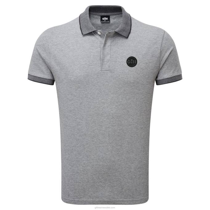 TDHL352 Grey Marl Lucca PoloGill Marine