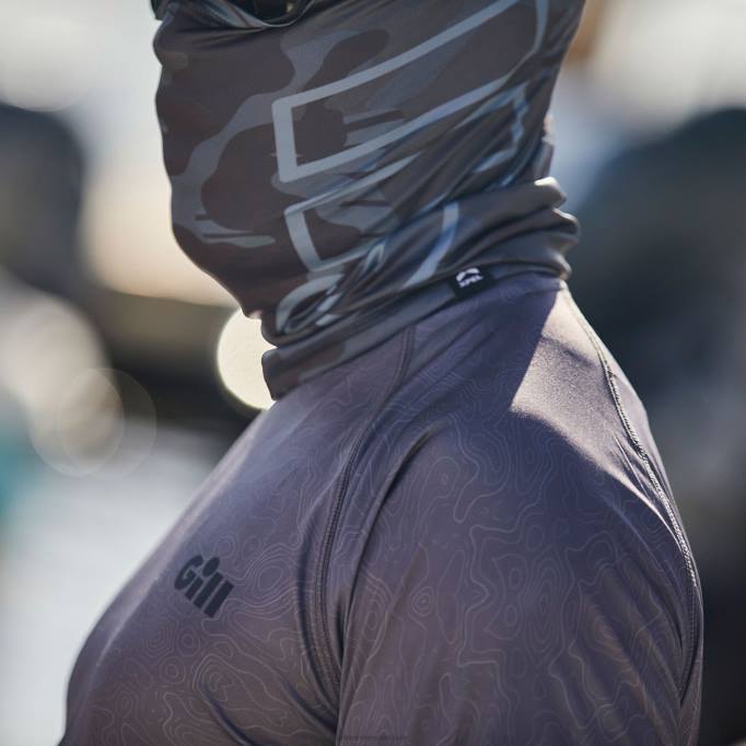 TDHL398XPEL Tec Long Sleeve Top in Pewter CamoGill Marine