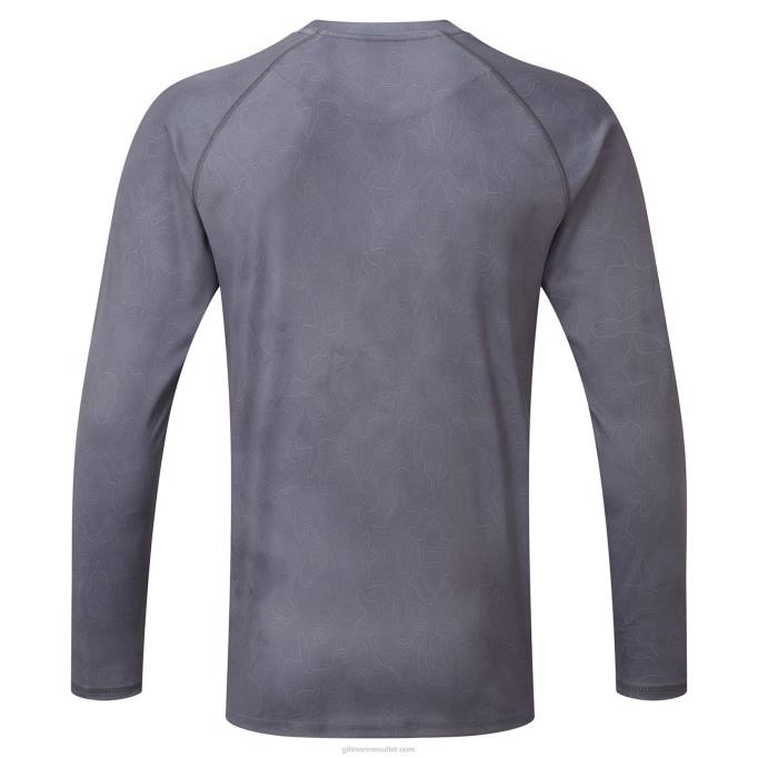 TDHL398XPEL Tec Long Sleeve Top in Pewter CamoGill Marine