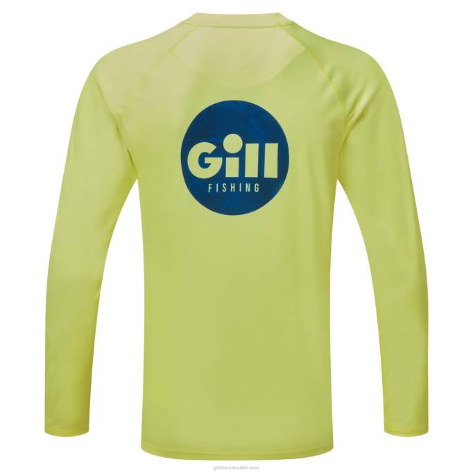 TDHL399 Citron XPEL Tec Long Sleeve Top with Back LogoGill Marine