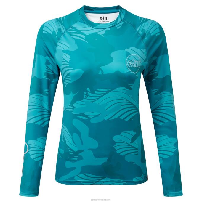 TDHL412Women's XPEL Tec Long Sleeve Top in CamoGill Marine