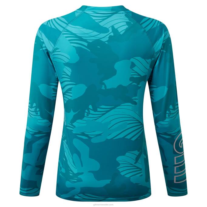 TDHL412Women's XPEL Tec Long Sleeve Top in CamoGill Marine