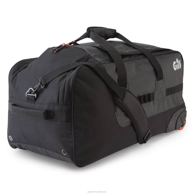 TDHL236 Black Rolling Cargo Bag 90LGill Marine