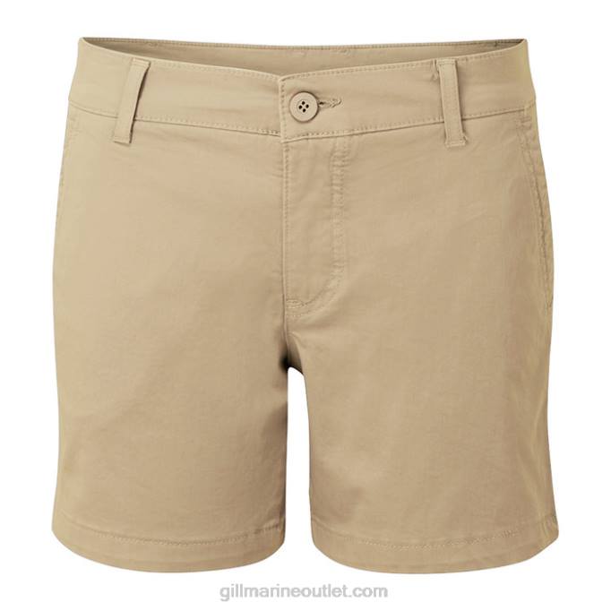 TDHL243 Khaki Women's Crew ShortsGill Marine