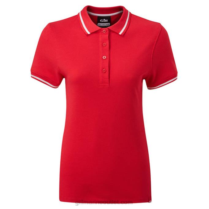 TDHL247 Red Women's Crew Polo ShirtGill Marine