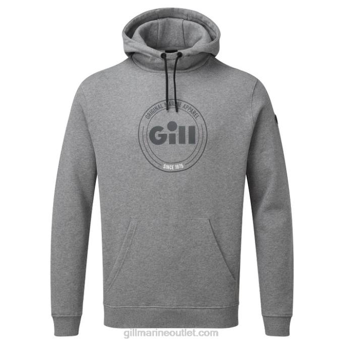 TDHL121 Grey Marl Cavo HoodieGill Marine