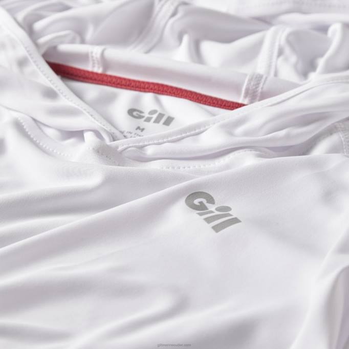 TDHL195 White UV Tec HoodyGill Marine