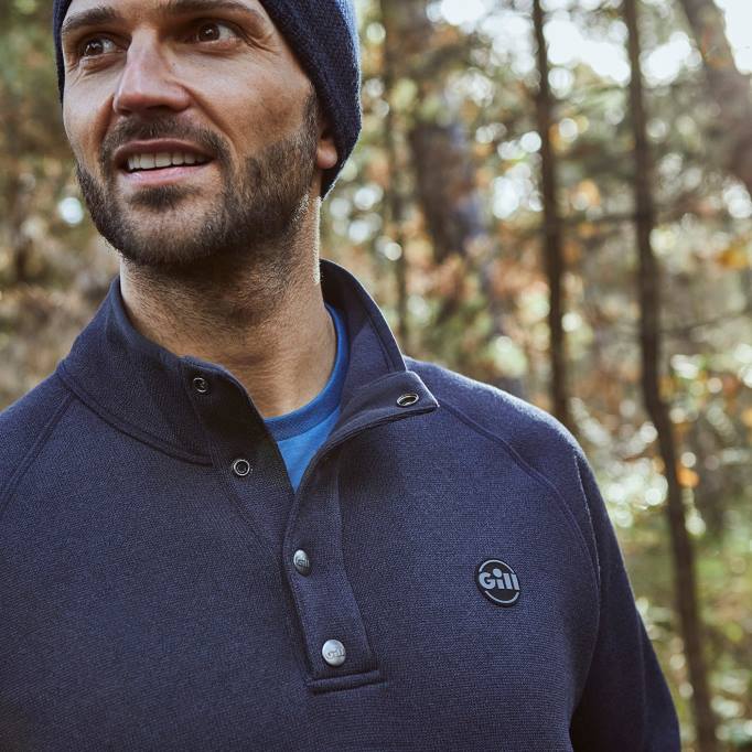 TDHL425 Navy Fisher FleeceGill Marine