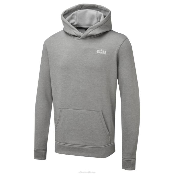 TDHL460 Grey Marl Langland Technical HoodieGill Marine