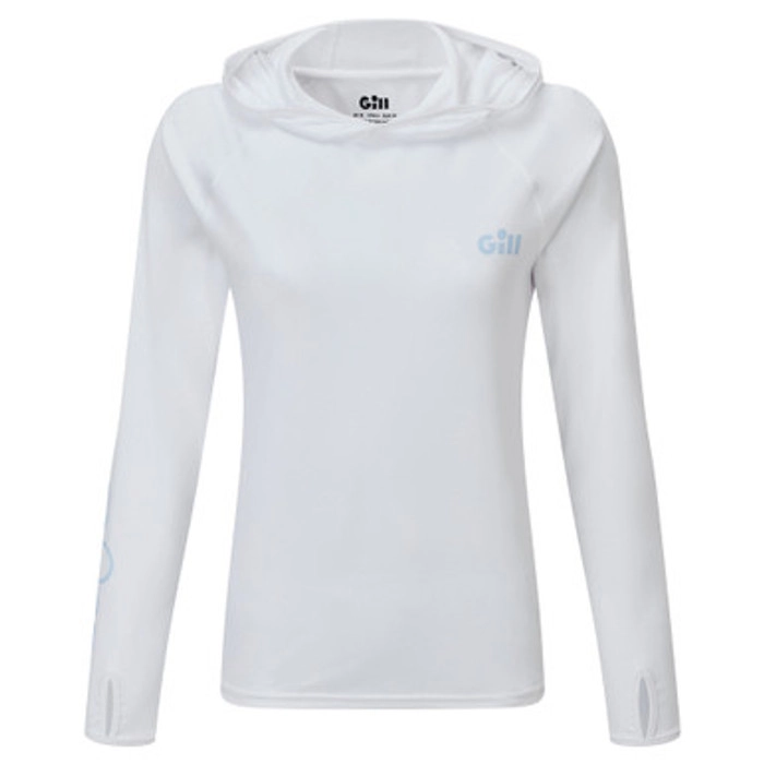 TDHL49 White Women's XPEL Tec HoodieGill Marine