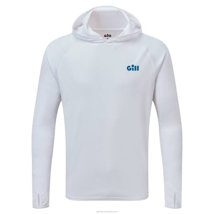 TDHL52 White XPEL Tec Hoodie with Back LogoGill Marine