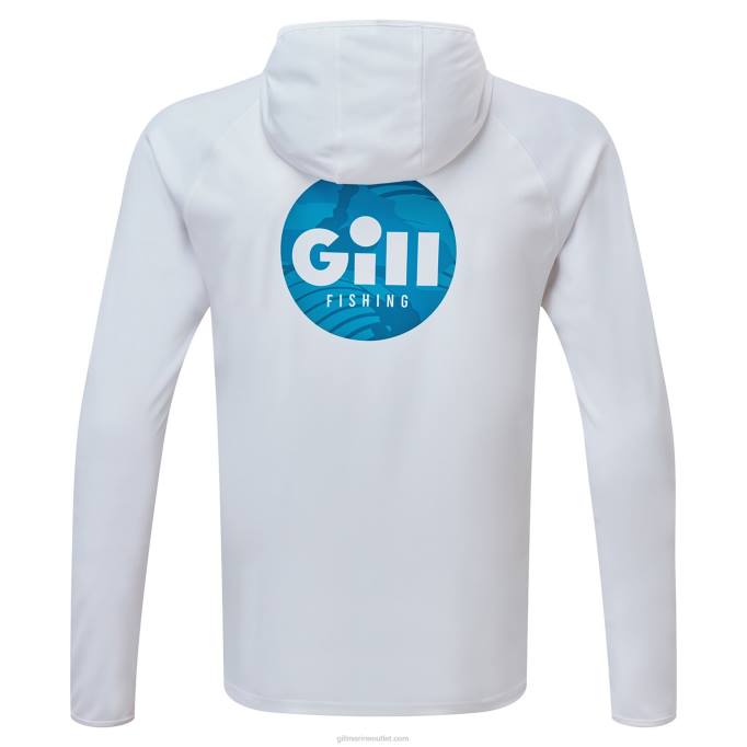 TDHL52 White XPEL Tec Hoodie with Back LogoGill Marine