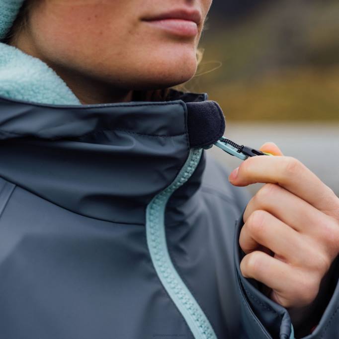 TDHL373 Eggshell/Ash Aqua ParkaGill Marine