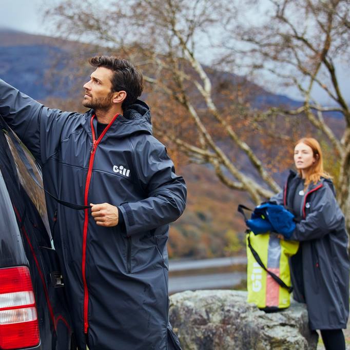 TDHL375 Graphite Aqua ParkaGill Marine