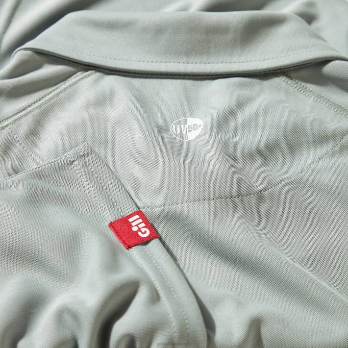 TDHL222 Medium Grey Men's UV Tec PoloGill Marine