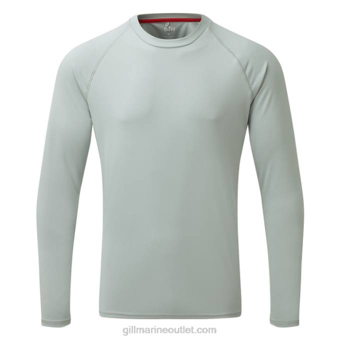 TDHL131 Medium Grey Men's UV Tec Tee - Long SleeveGill Marine