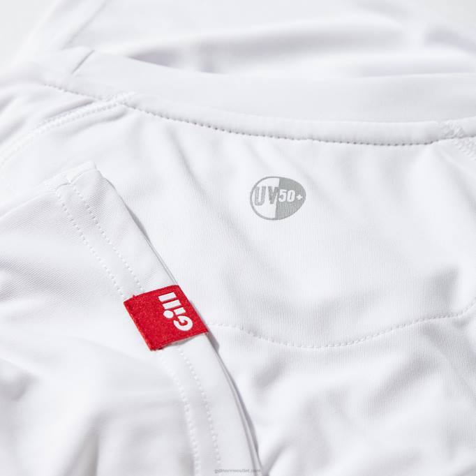 TDHL197 White Men's UV Tec TeeGill Marine