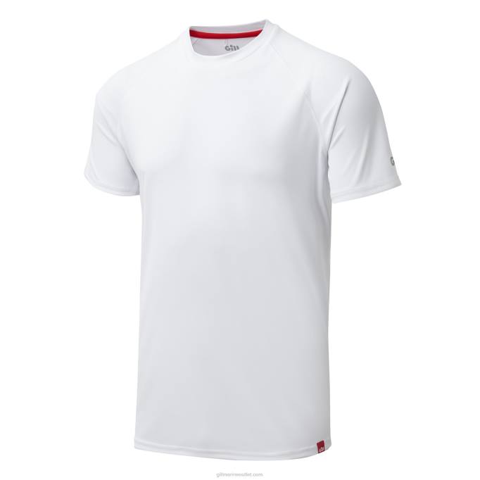 TDHL197 White Men's UV Tec TeeGill Marine
