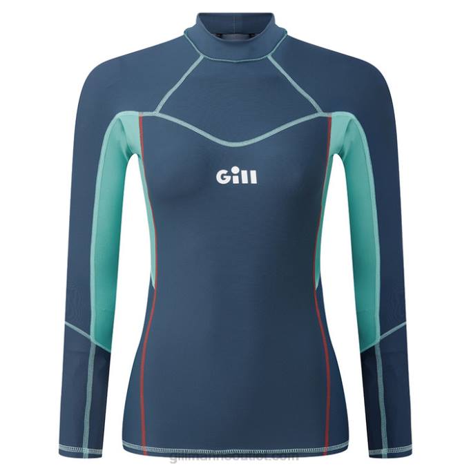 TDHL275 Ocean Women's Rash Vest - Long SleeveGill Marine