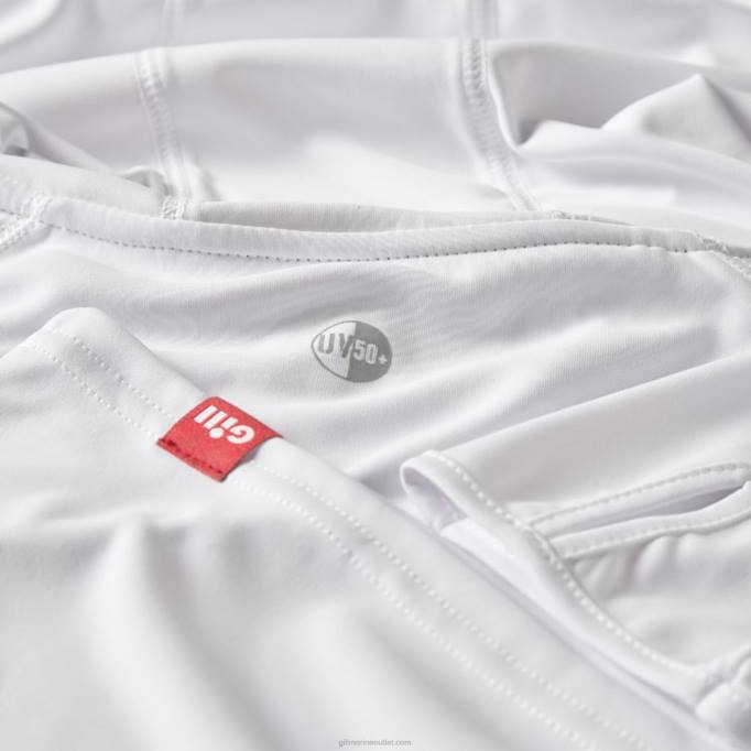 TDHL541 White UV Tec HoodyGill Marine