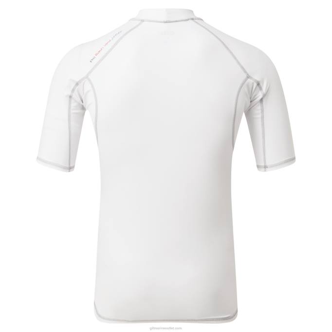 TDHL588 White Men's Pro Rash Vest Short SleeveGill Marine