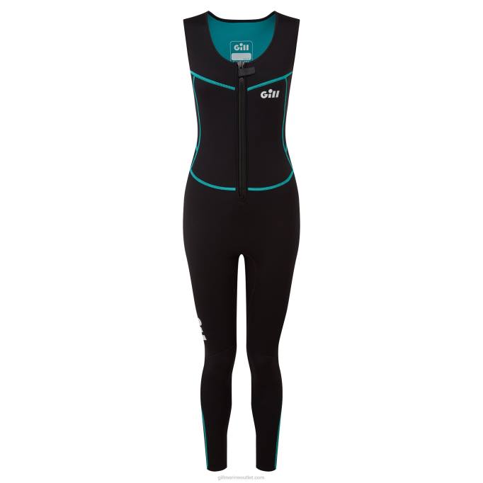 TDHL145 Black Women's Dynamic Long JaneGill Marine