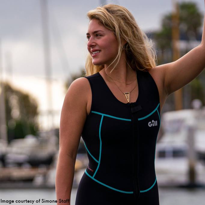 TDHL145 Black Women's Dynamic Long JaneGill Marine