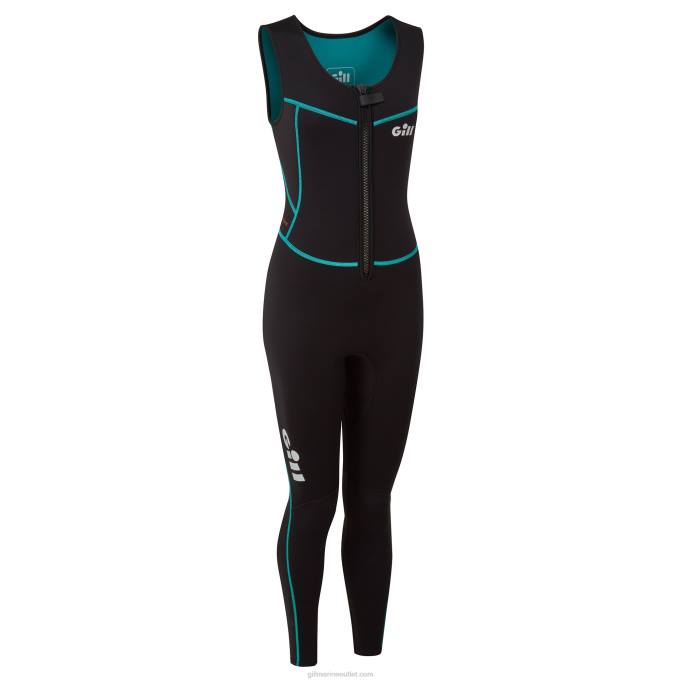 TDHL474 Black Women's Dynamic Long JaneGill Marine