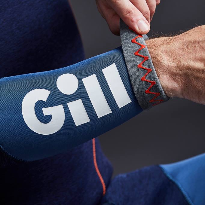 TDHL227 Dark Denim & Orange Men's FireCell TopGill Marine