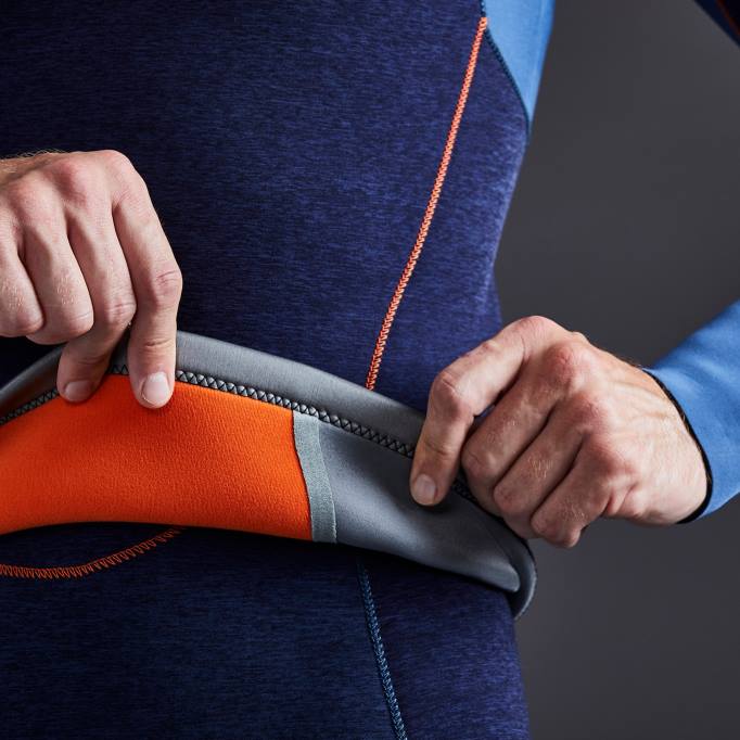 TDHL227 Dark Denim & Orange Men's FireCell TopGill Marine