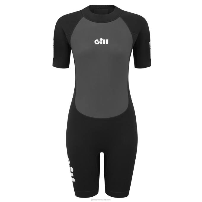 TDHL8 Black Womens Pursuit ShortyGill Marine