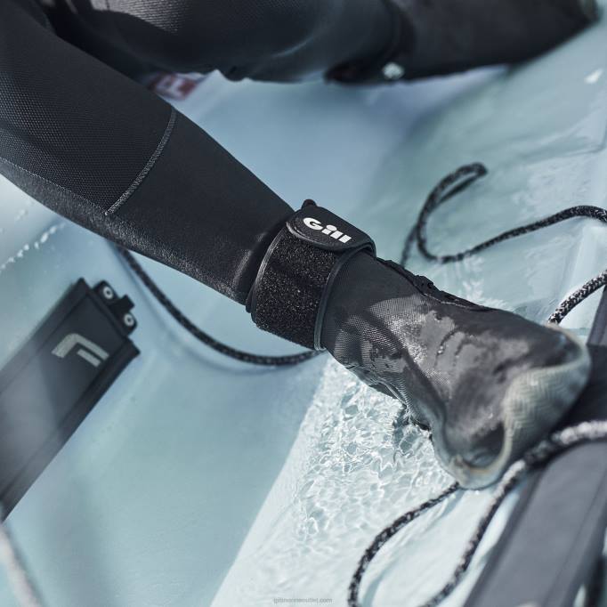 TDHL330 Black & Orange Edge BootsGill Marine